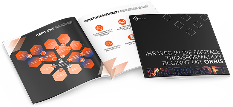 Booklet Digitale Transformation mit Microsoft und ORBIS