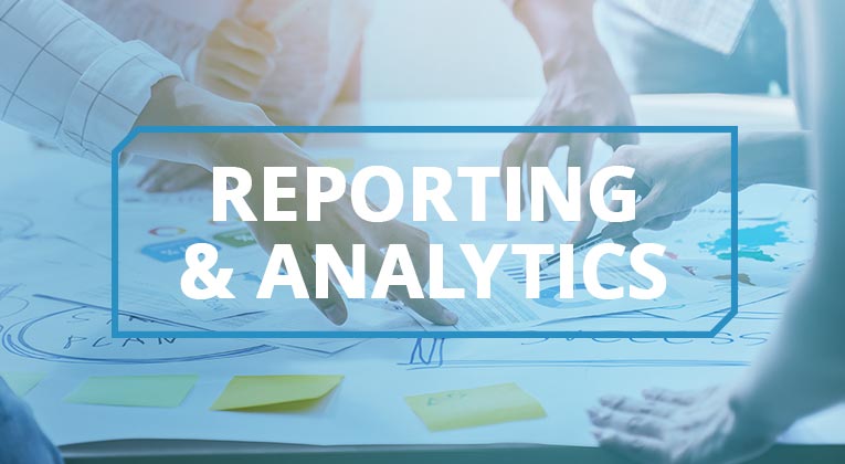 Reporting & Analytics-Werkzeuge liefern Kennzahlen aus allen Modulen